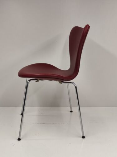 Fritz hansen series 7 chair in black leather - Picture 20 of 21
