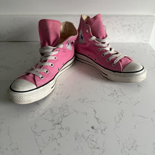 Converse Chuck Taylor All Star Canvas Hi Top Pink Women's Sneakers Size 8 M9006 - Picture 2 of 10