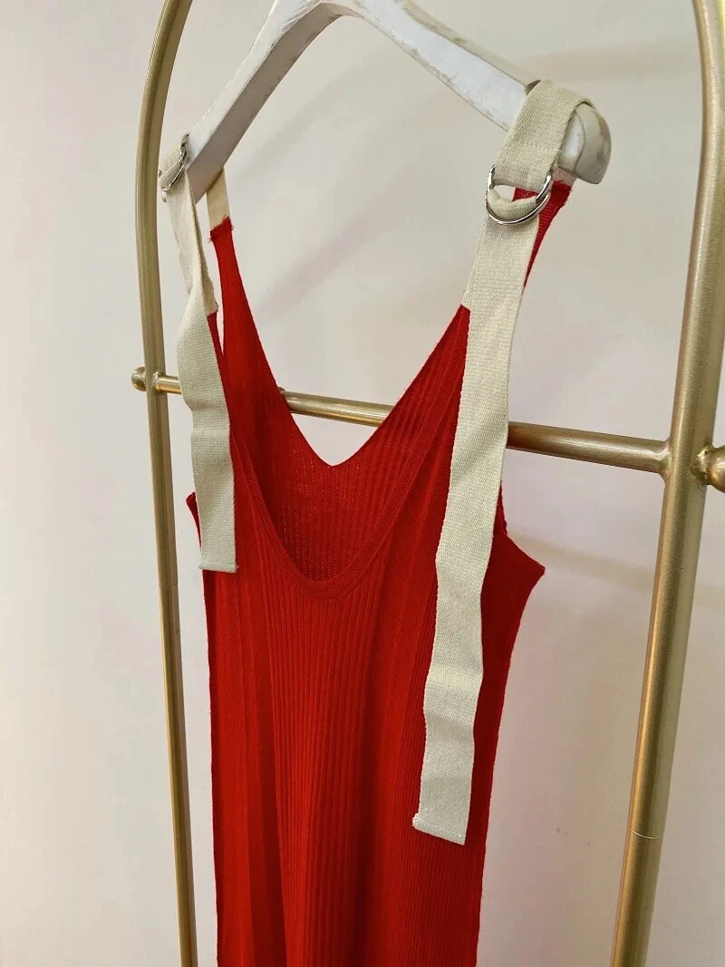 abito rosso alexander wang