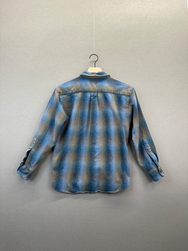 Pendleton Kids Blue Shirt Plaid Collared Button Down Long Sleeve Size L - Picture 9 of 10