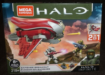 MEGA CONSTRUX 2020 HALO INFINTE #GNB24 BANSHEE BREAKOUT 2-IN-1 218 PEICES