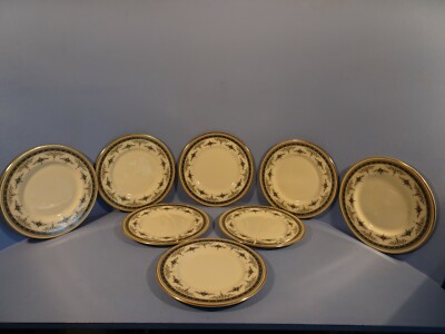 MINTON GRASMERE MUSTER, 8ER SET DESSERT-/KÄSETELLER 