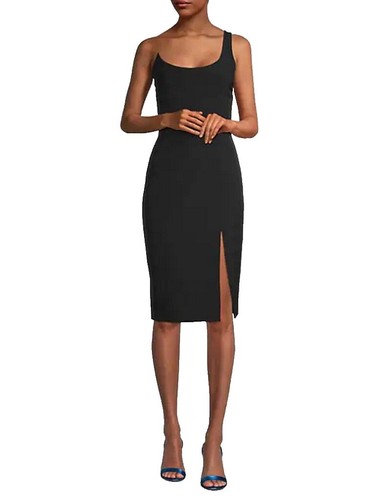 black halo gold dress Guizio Halo Mini Dress Brown / L
