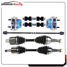 For Chevrolet Impala 00-08 10PC Tie Rod End Sway Bar End Link Wheel Hub Bearing