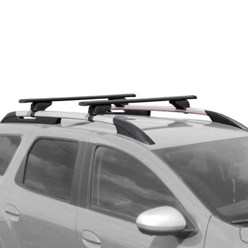 Barre portatutto adatte per Infiniti QX70 dal 2013 + barre portatutto aperte 115 cm nere - Foto 8 di 11