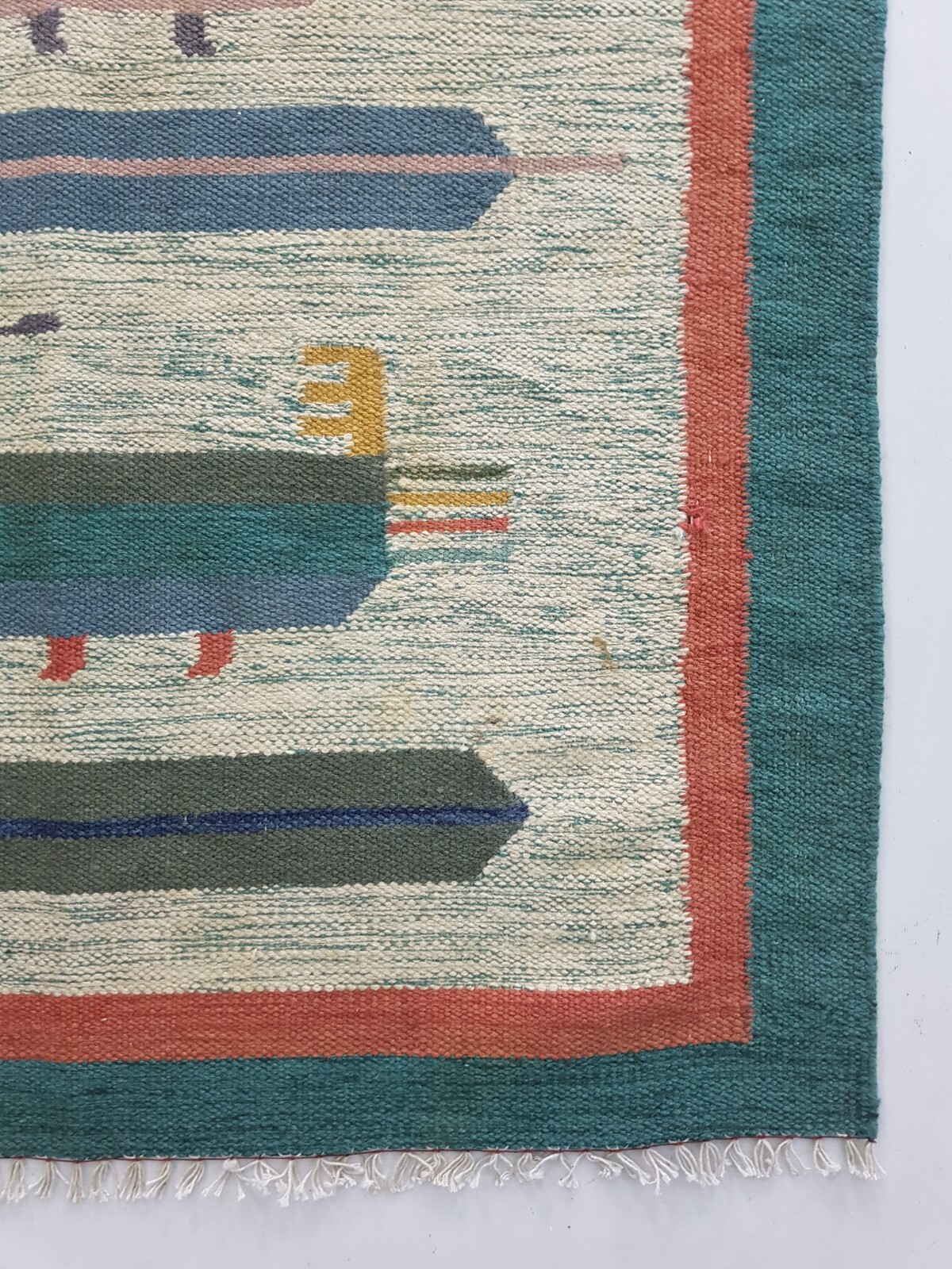 Vintage Handmade Traditional Scandinavian Kilim Floor Rug Carpet 149x85 cm