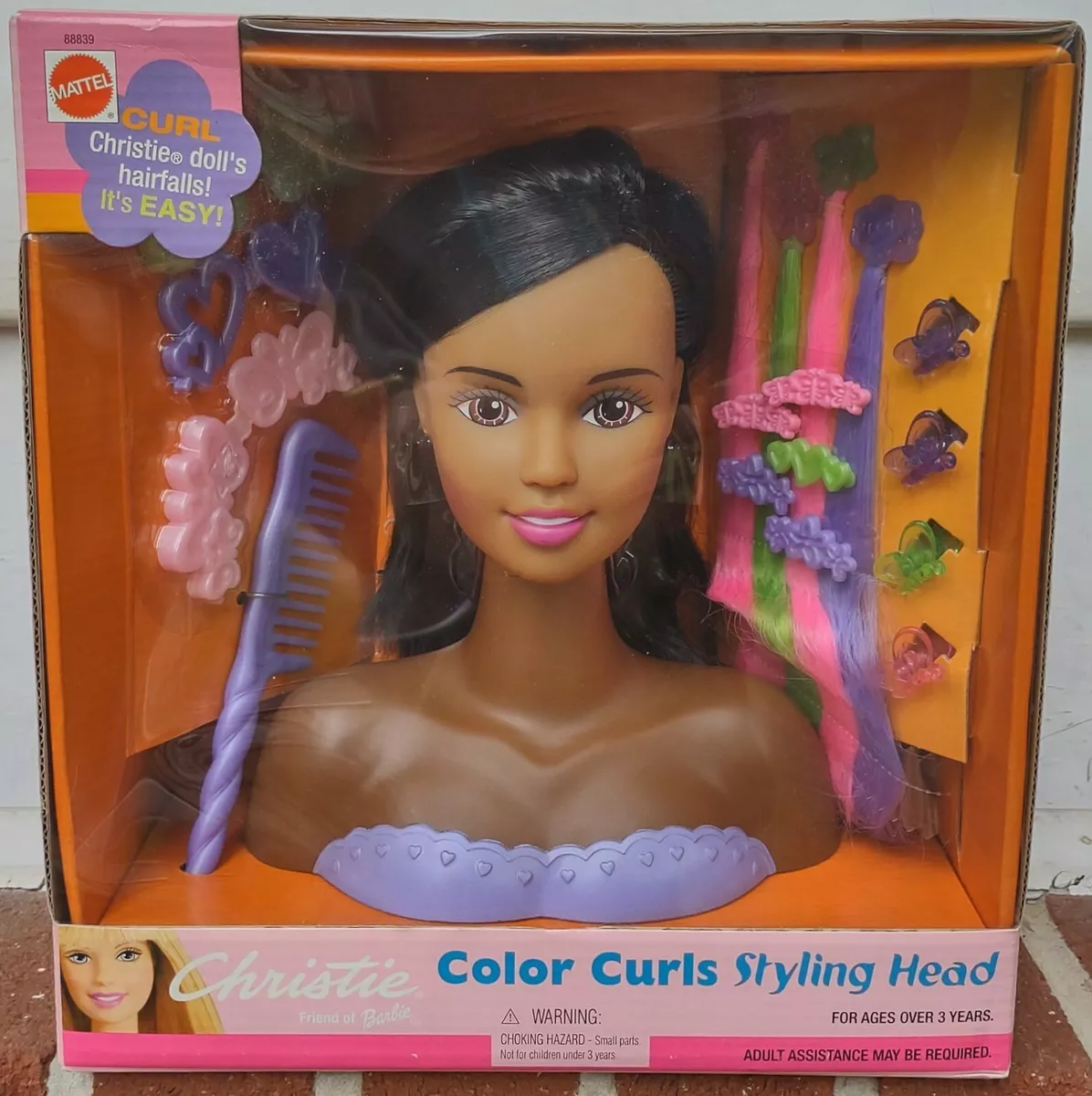 NEW NFRB Rare 2001 African American Christie Barbie Color Curls