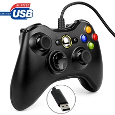Wired Controller USB For PC Compatible With Xbox 360 / Windows 7 8 10 11 Gamepad