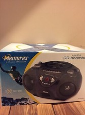 NIB Memorex MP3838blk CD AM/FM Radio Boombox