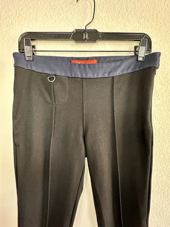 Anthropologie CARTONNIER Negro Azul Polo Montar Pantalones Leggings Pantalones Talla 6 Foto 2 de 4