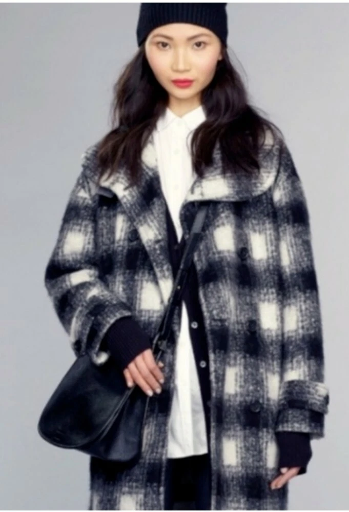 Banana republic shearling cocoon coat clearance