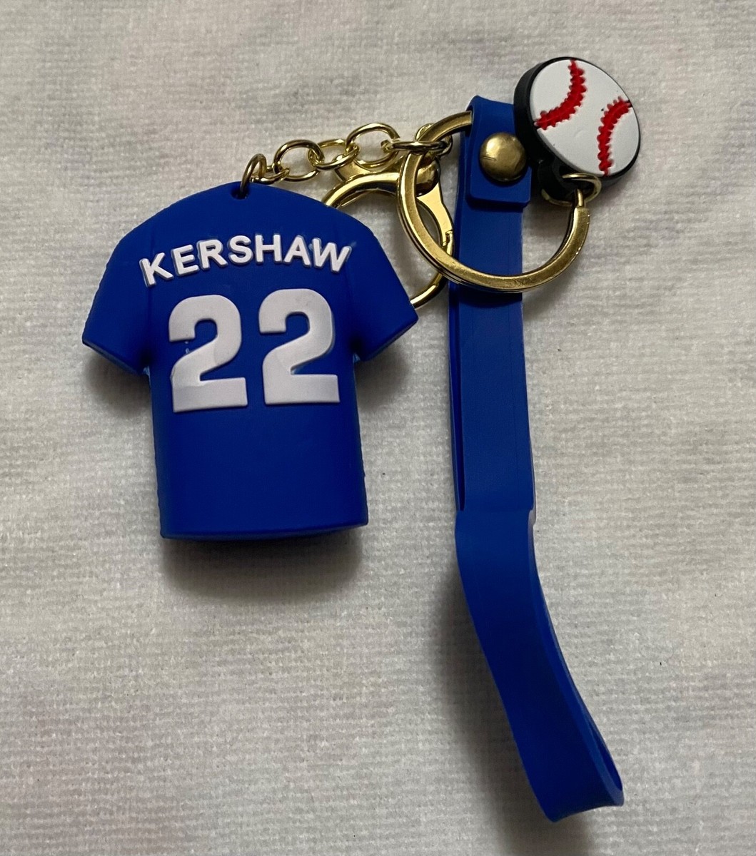 Los Angeles Dodgers #22 Clayton Kershaw Rubber And Metal