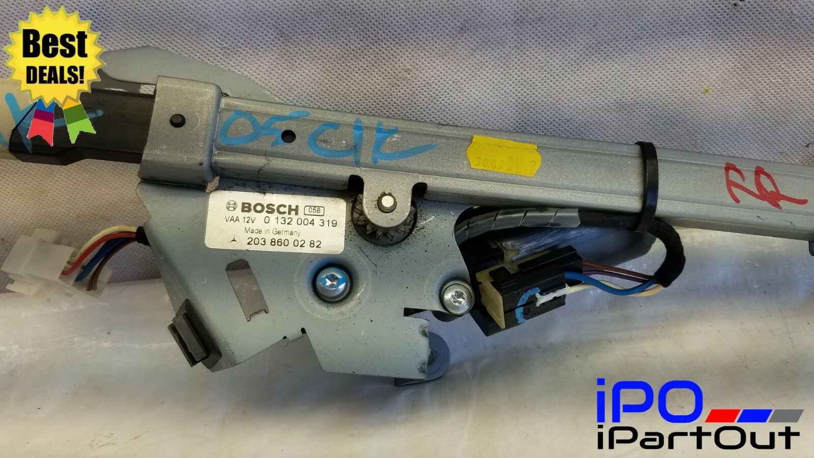 MERCEDES BENZ W209 CLK Class Safety Belt Feed Mechanism 