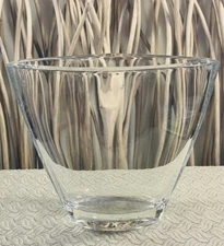 Modern Tiffany And Company Crystal Vase.  Delta Sky Miles.