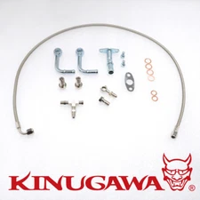 Universal Turbo Oil Water Line T25 T28 7/16-24 Oil Feed / M14x1.5mm Water