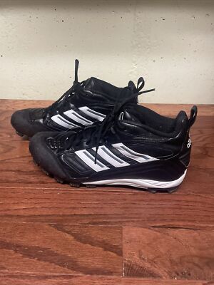 Addias Black And White Baseball Cleats Size 13- Great Condition