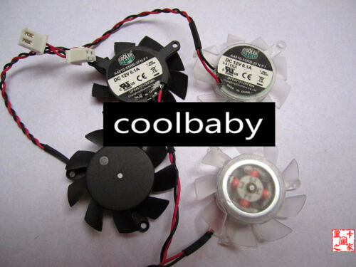 CoolerMaster DF0401012RFMN Graphics card cooling fan DC12V 0.1A 2Pin - Picture 3 of 4