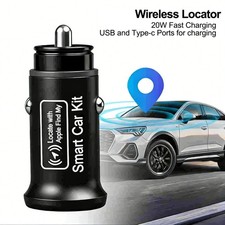 2-in-1 Mini Car Tracker Car Charger Dual Purpose Find My Real Time GPS Locator
