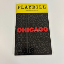 Playbill Chicago The Musical Ambassador Theatre NYC April 2023 Broadway