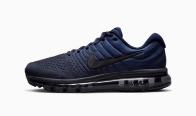Nike Air Max 2017 Binary Blue Black Obsidian Sneakers 849559-405 Mens Size NEW