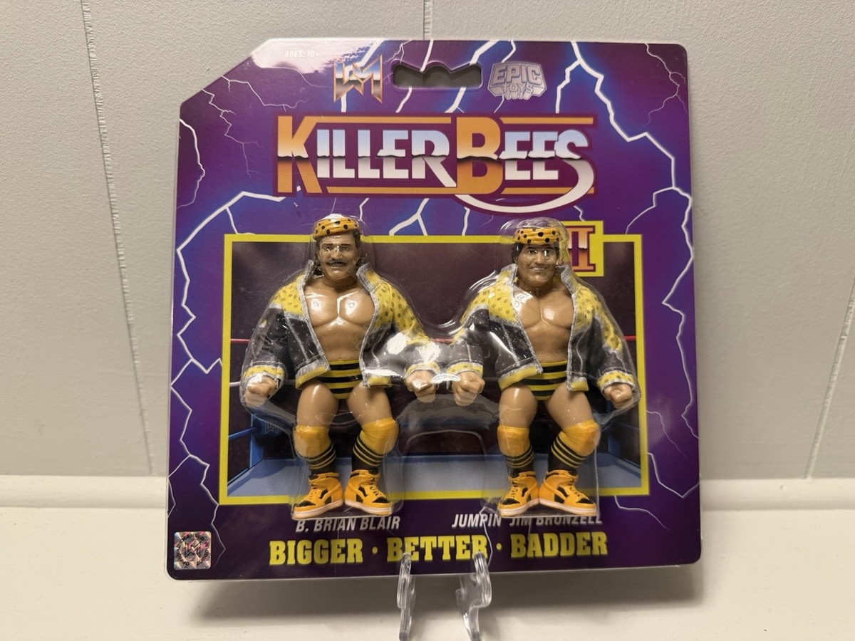 Epic Toys The Killer Bees Brunzell Blair Hasbro Style Figures WWF