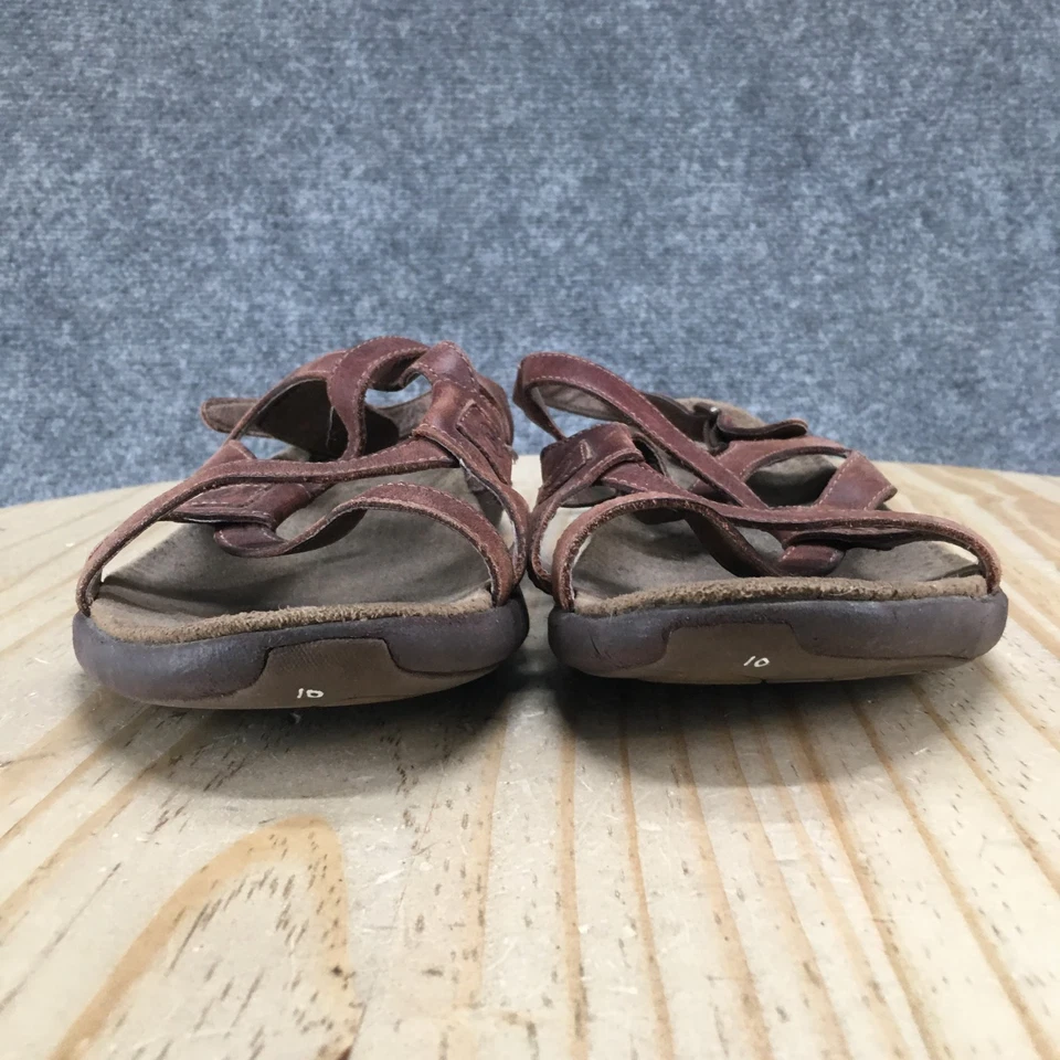 Sandalias Merrell para mujer 10 marrón agave con tiras de cuero cómodas J36612 Foto 3 de 4
