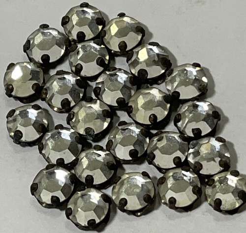 Antique Diamond Rose Montees Rhinestone Sew On Clear Color Stone Beads 5.19mm