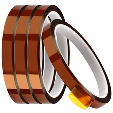 4 Rolls Heat Tape High Temperature Heat Resistant Tape Adhesive Heat Tape 108 FT