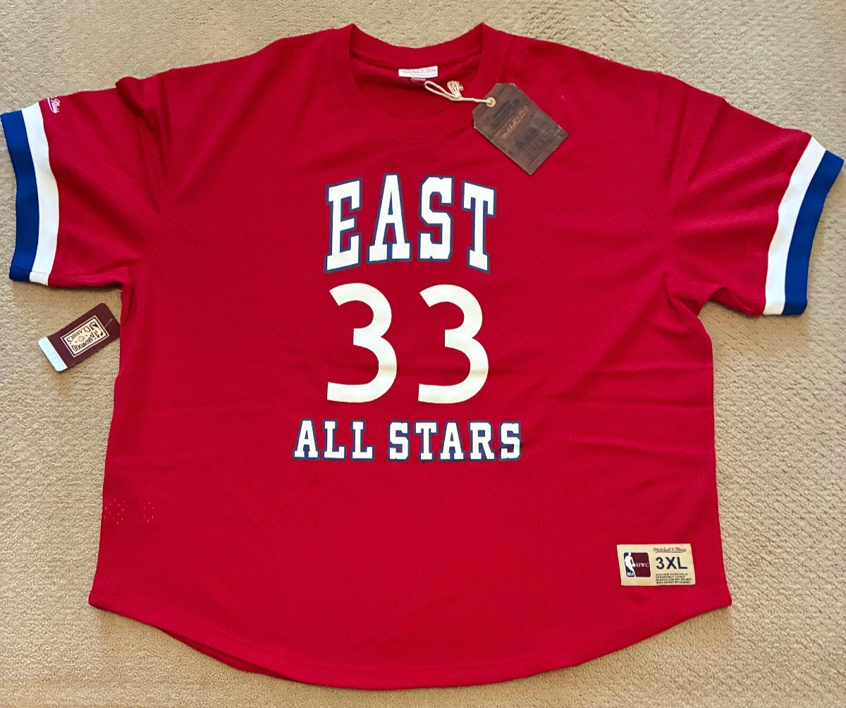 NBA Mitchell & Ness "Nostalgia" 1980 All Star Game Jersey, Larry Bird, Red 3XL