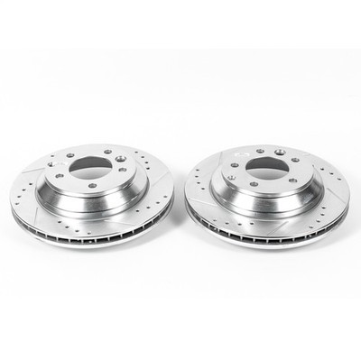 PowerStop EBR1013XPR Disc Brake Rotor Set For 03-18 Cayenne Q7 Touareg
