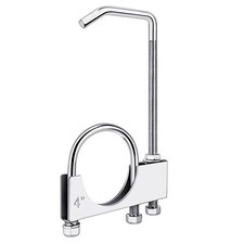 Datanly 2 Pcs 4 Inch Universal Exhaust Clamp With Hanger Made 4 Inch Silver