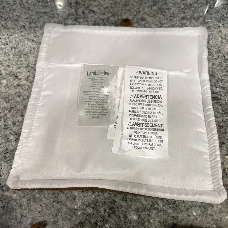 3 PIEZAS Corderos e Hiedra Bosque Bosque Decoración de Pared PELUCHE Acolchado Zorro Búho y Mapache  Foto 3 de 4