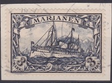 === Dt. Kolonie MARIANEN 18 gestempelt, kompetent geprüft, Kat. 160€ ===