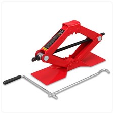 1.5 Ton 3300lbs Steel Portable Tire Scissor Jack With Handle Mounts Durable 1.5 Ton 3300lbs Steel Portable Tire Scissor Jack With Handle Mounts Durable