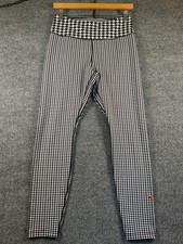 Nike Women's One Icon Clash Leggings Black/White Size Medium Hidden Pockets
