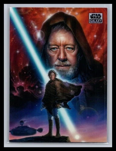 2025 Topps Chrome Star Wars Galaxy LUKE SKYWALKER & OBI WAN KENOBI #51!