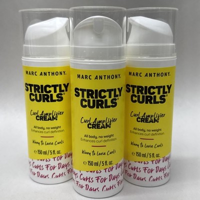 (Lot of 3) Marc Anthony Strictly Curls Curl Amplifier Cream 5 fl oz Each