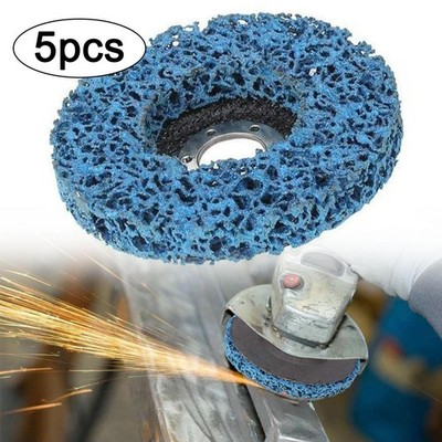 115mm Nylon Abrasive Disc 5pcs for Automotive Rust, Paint, and Surface Removal