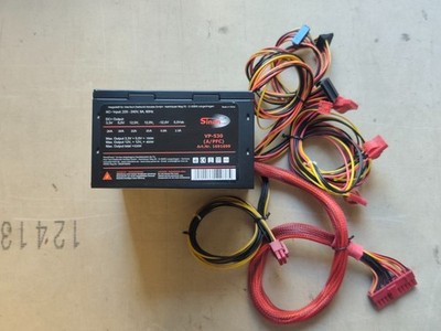 Inter-Tech Sinan VP-530 530W ATX Netzteil 20+4PIN 4+4PIN 4xSATA 4x Molex Floppy
