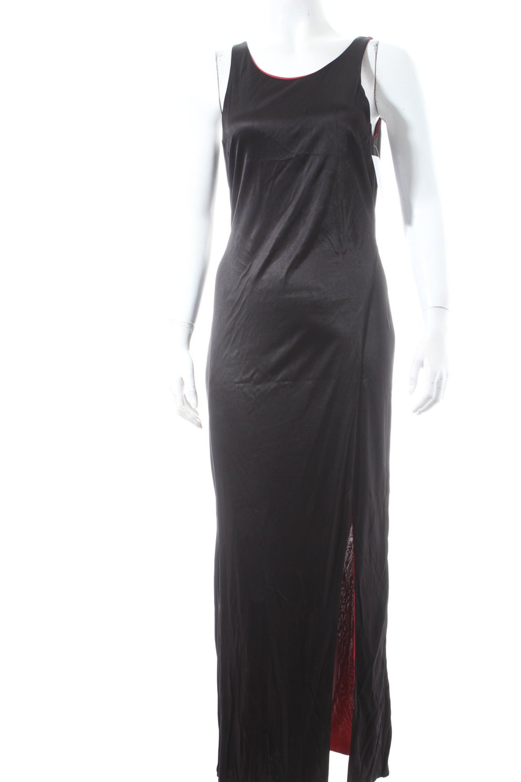 CONLEYS Vestido cut out Mujeres Vestido Talla EU 36 negro-rojo estilo fiesta