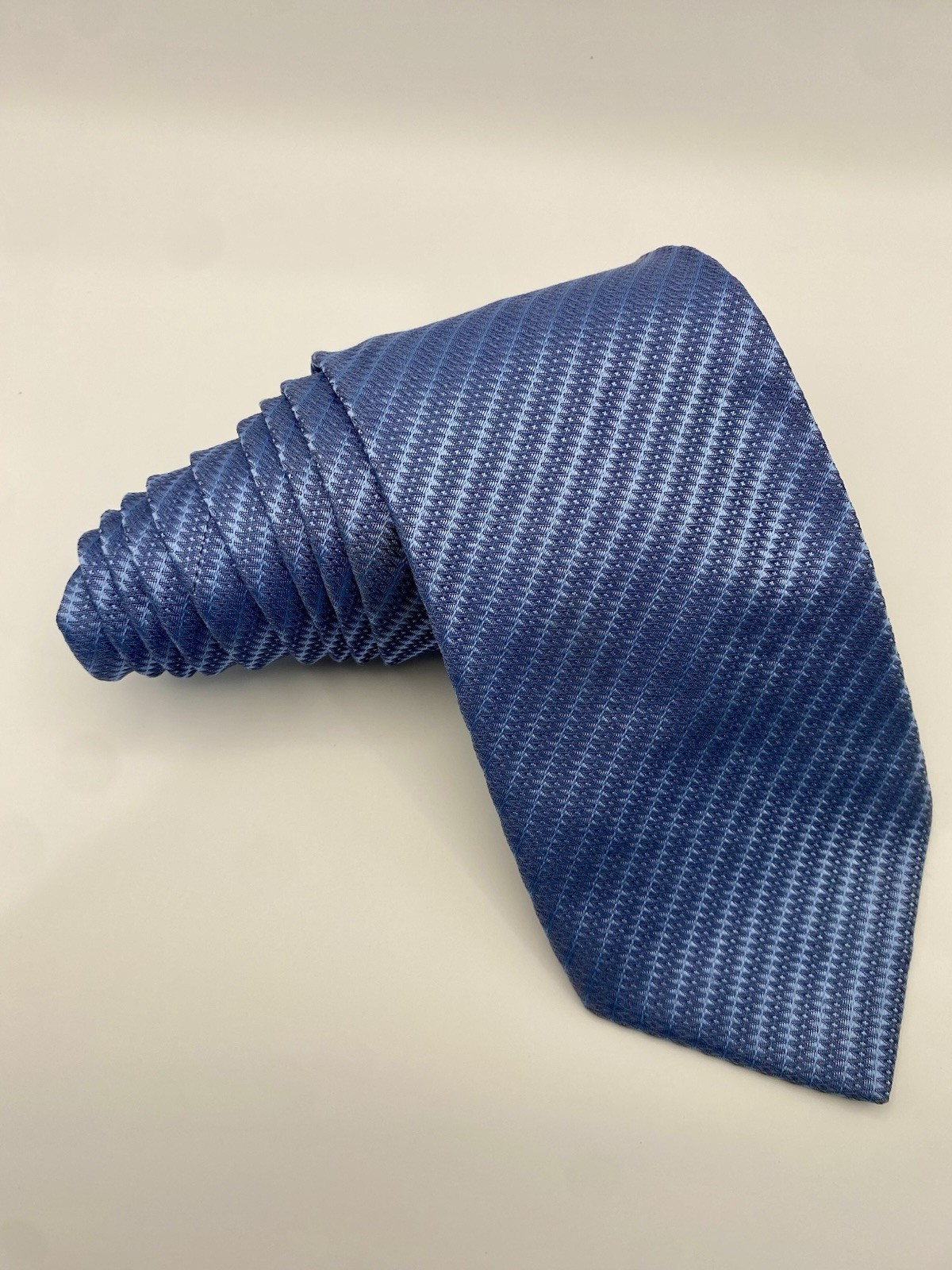 Gianfranco Ferre Blue Geometric Pattern Made In I… - image 1