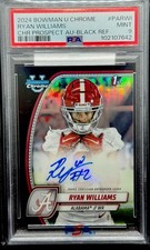 2024 Bowman U Chrome Ryan Williams PAWRI Black Refractor 8/10 PSA 9