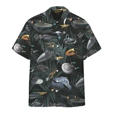 3D Star Trek Space Ships Custom Hawaiian Shirt HO0049