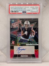 2025 Prizm Draft Picks Saturday Star Signatures 1/1 Tetairoa McMillan #SSS-TMN