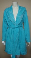 UGG Blue Blanche Fleece Inside Robe Size Large NEW