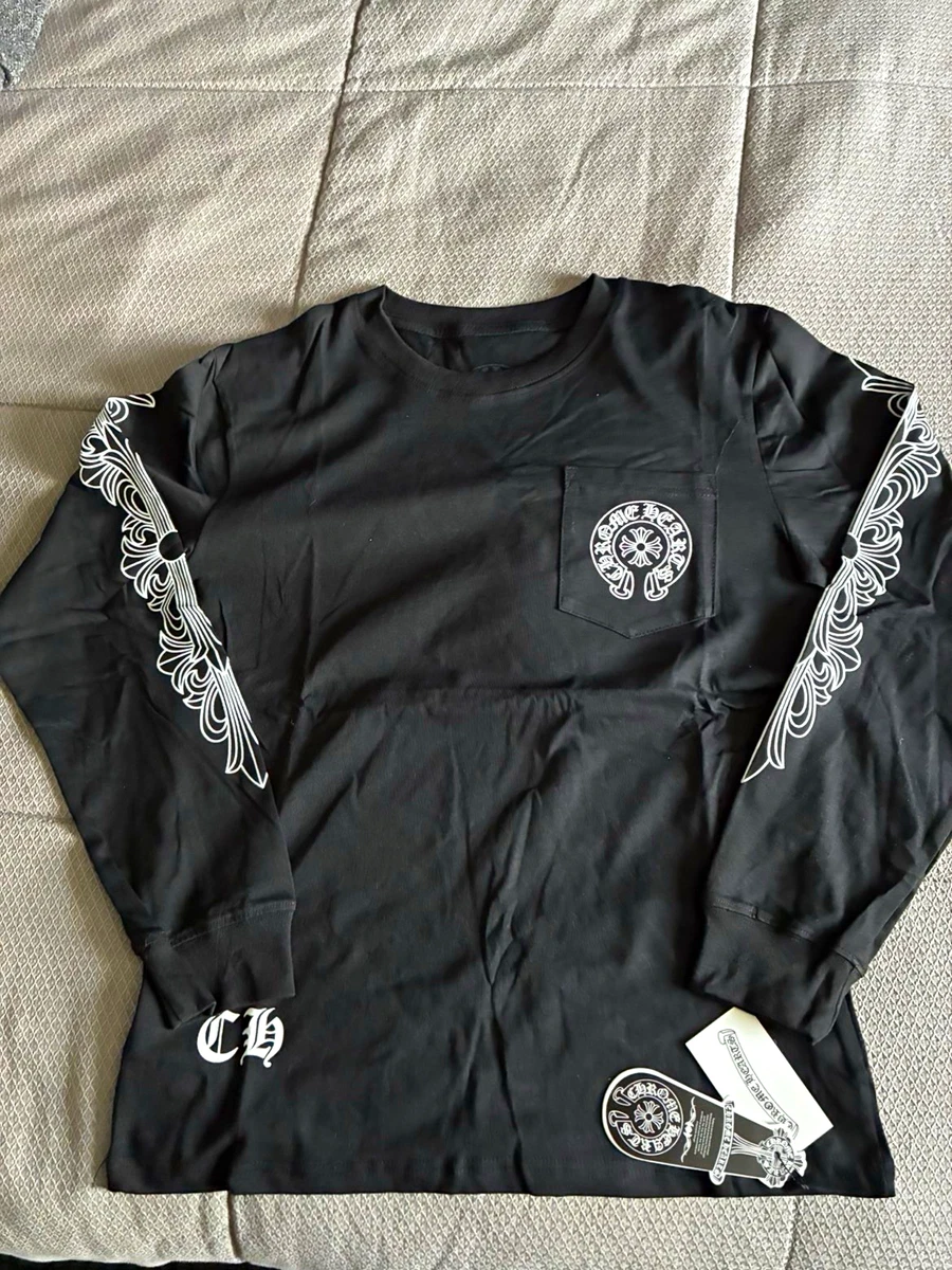 25+ Chrome Hearts Long Sleeve Regular Size T-Shirts for Men for