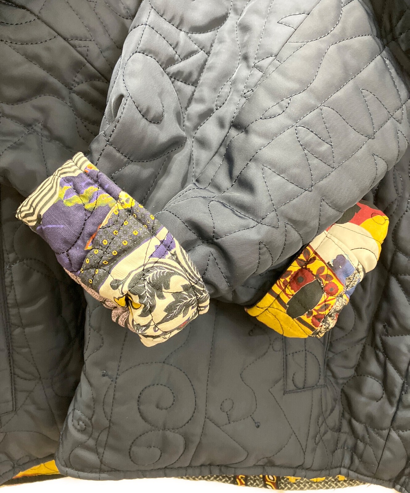 Desigual Patchwork reversible padded jacket Size:… - image 10