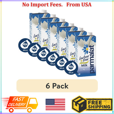 (6 pack) Parmalat Lactose Free 2% Reduced Fat Milk, 32 fl oz
