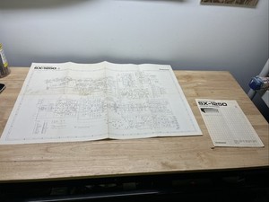 Pioneer SX-1250 Owners Operating Manual And Schematics ORIGINAL NOT A COPY