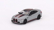 1/64 Mini GT BMW M4 CSL G82 Frozen Brooklyn Grey Metallic Diecast Model MGT00641